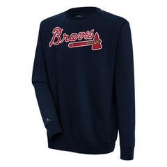Atlanta Braves Antigua Victory Pullover Sweatshirt | MLB Shop