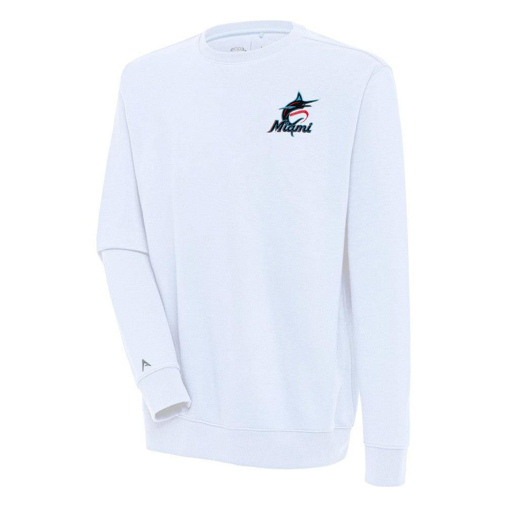 Miami Marlins Antigua Victory Pullover Sweatshirt | MLB For sale