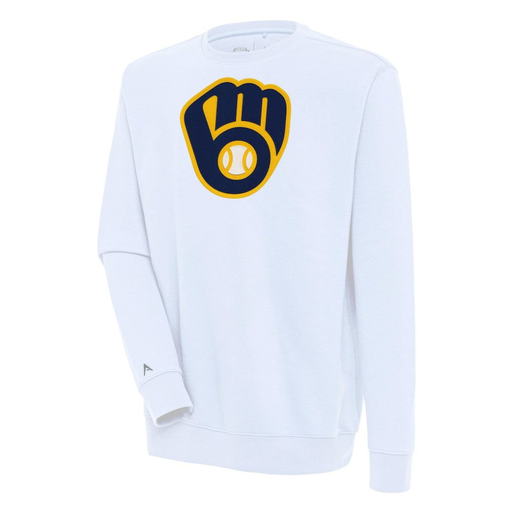 Milwaukee Brewers Antigua Victory Pullover Sweatshirt | MLB New