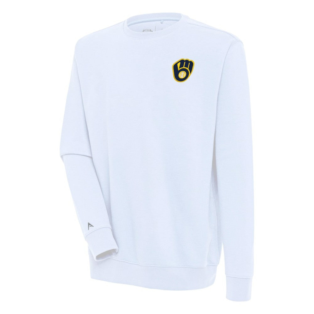 Milwaukee Brewers Antigua Victory Pullover Sweatshirt | MLB Shop