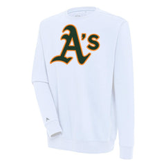 Athletics Antigua Victory Pullover Sweatshirt | MLB On Sale