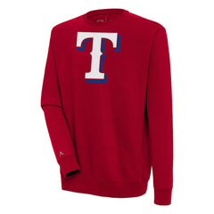 Texas Rangers Antigua Victory Pullover Sweatshirt | MLB New