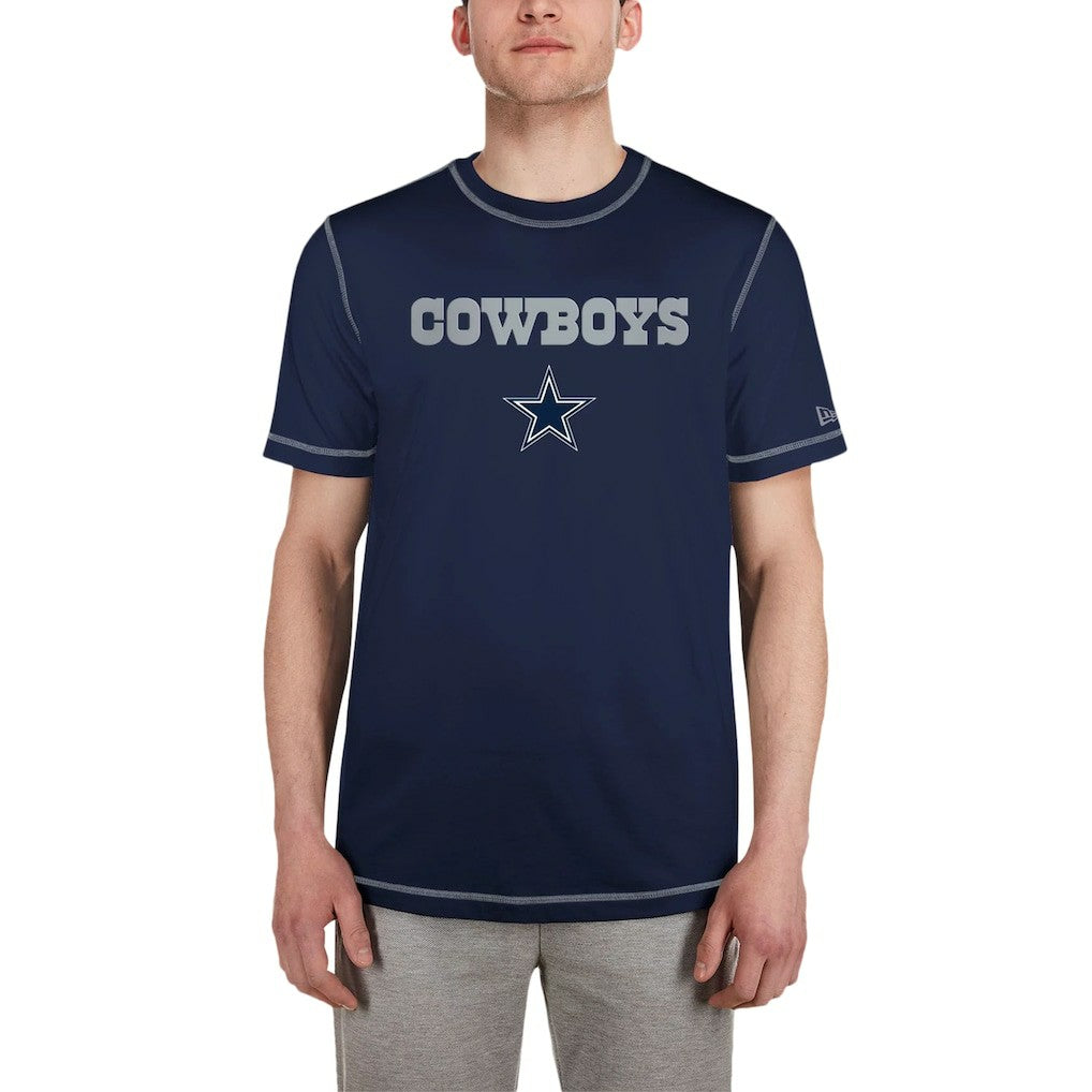 Dallas Cowboys New Era Third Down Puff Print T-Shirt