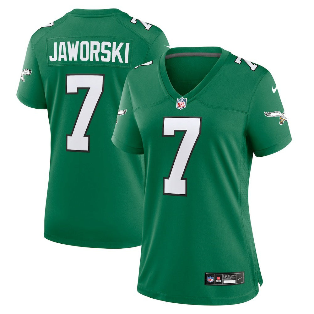 Philadelphia Eagles Nike Ron Jaworski  Women's Alternate Game Jersey
