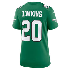 Philadelphia Eagles Nike Brian Dawkins  Women's Alternate Game Jersey