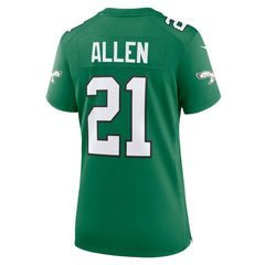 Philadelphia Eagles Nike Eric Allen  Women's Alternate Game Jersey