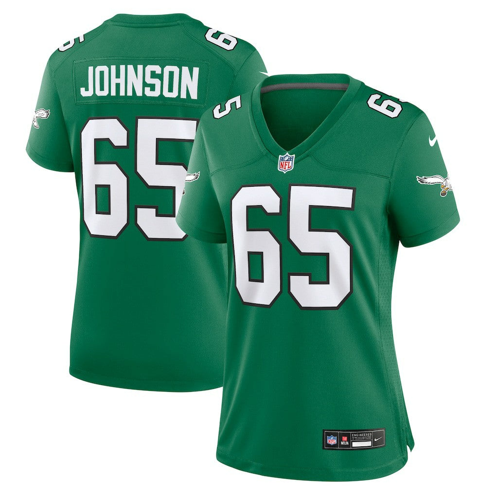 Philadelphia Eagles Nike Lane Johnson  Women's Alternate Game Jersey