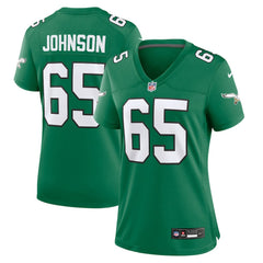Philadelphia Eagles Nike Lane Johnson  Women's Alternate Game Jersey