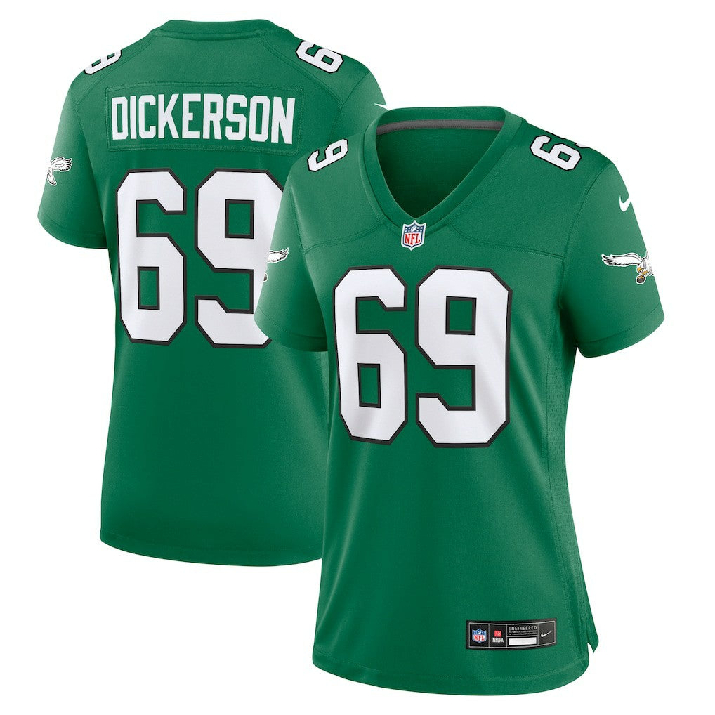Philadelphia Eagles Nike Landon Dickerson  Women's Alternate Game Jersey