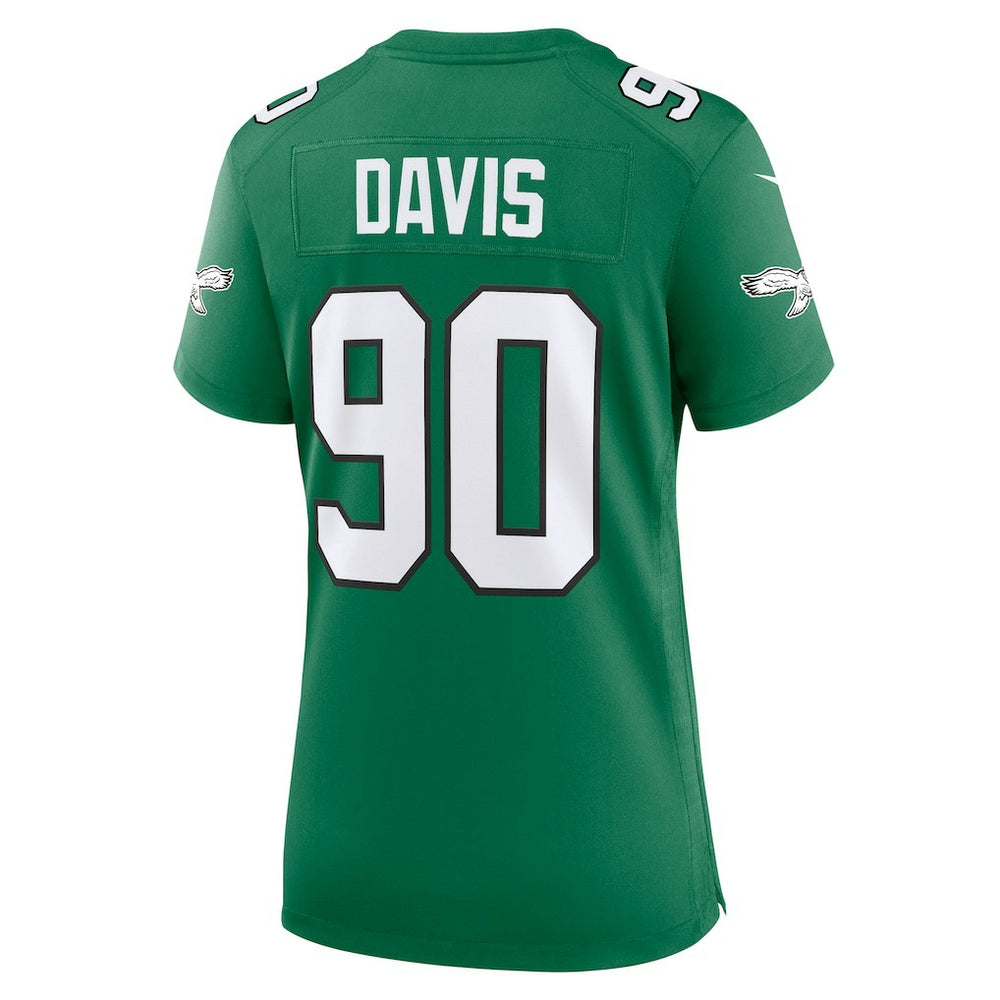 Philadelphia Eagles Nike Jordan Davis  Women's Alternate Game Jersey