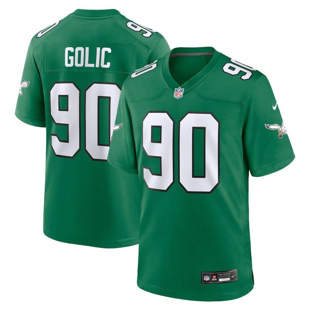 Philadelphia Eagles Nike Mike Golic  Retired Player Alternate Game Jersey