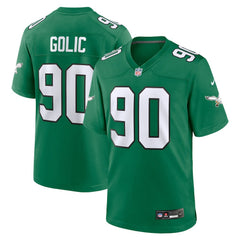 Philadelphia Eagles Nike Mike Golic  Retired Player Alternate Game Jersey