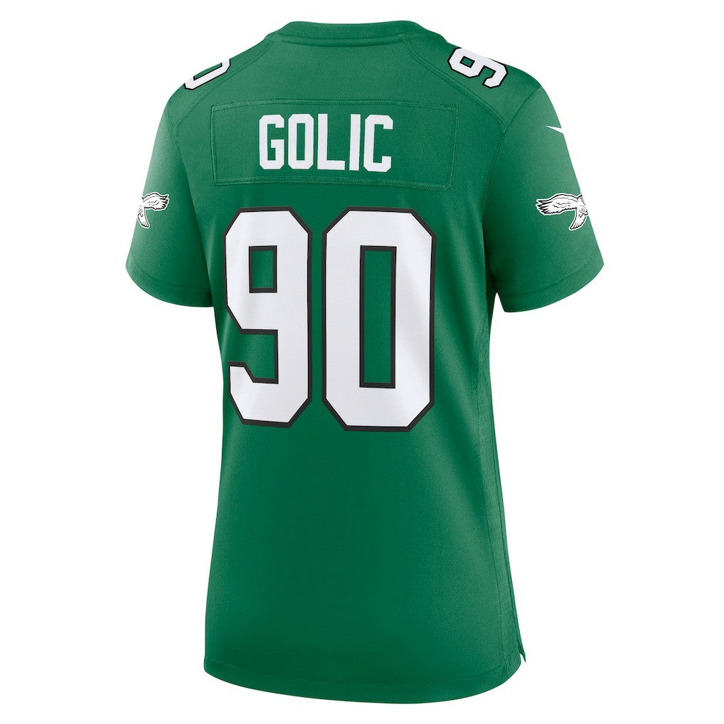Philadelphia Eagles Nike Mike Golic  Women's Alternate Game Jersey