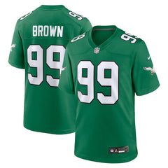 Philadelphia Eagles Nike Jerome Brown  Retired Player Alternate Game Jersey
