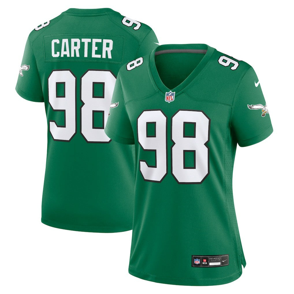 Philadelphia Eagles Nike Jalen Carter  Women's Alternate Game Jersey