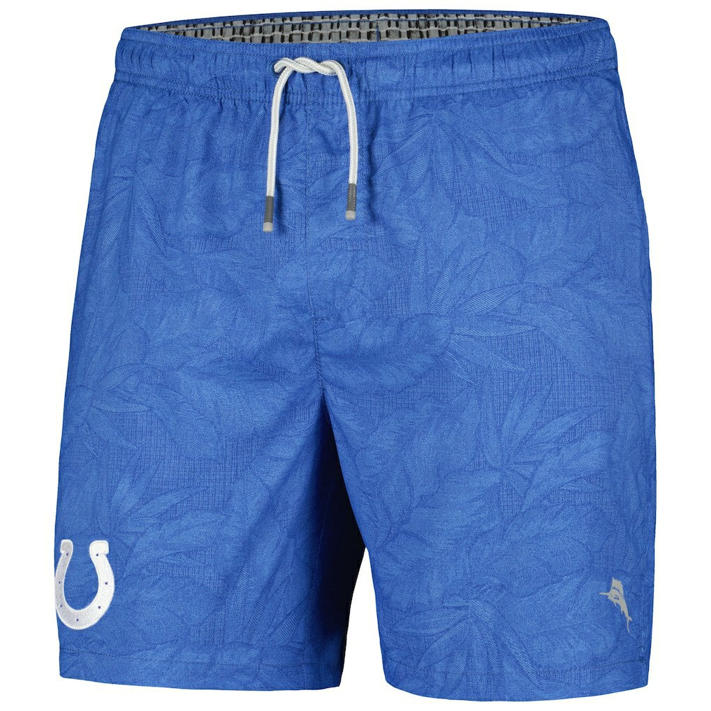 Indianapolis Colts Tommy Bahama Naples Layered Leaves Swim Trunks