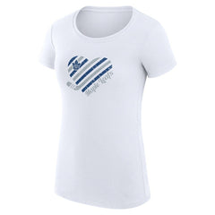 Toronto Maple Leafs G-III 4Her by Carl Banks Women's Super-Slim Fit Lightweight Heart T-Shirt Discount
