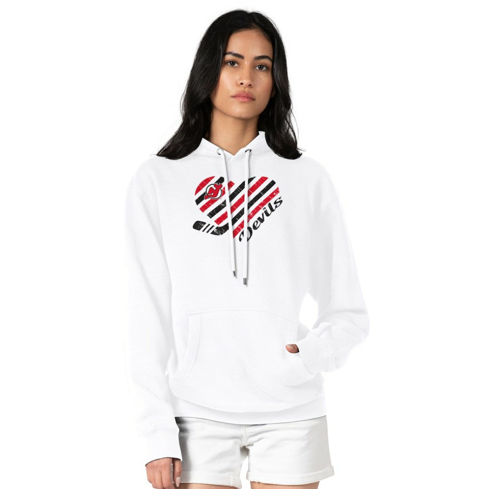 New Jersey Devils G-III 4Her by Carl Banks Women's Heart Pullover Hoodie Outlet