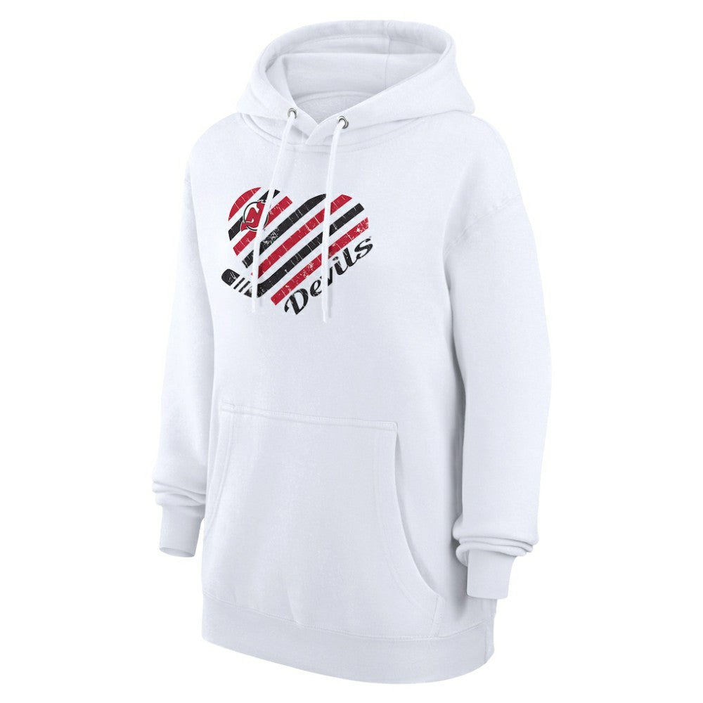 New Jersey Devils G-III 4Her by Carl Banks Women's Heart Pullover Hoodie Outlet
