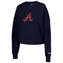 Atlanta Braves Pro Standard Women's Painted Sky Pullover Sweatshirt | MLB Sale