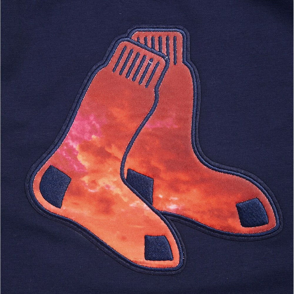 Boston Red Sox Pro Standard Women's Painted Sky Boxy Cropped T-Shirt | MLB US