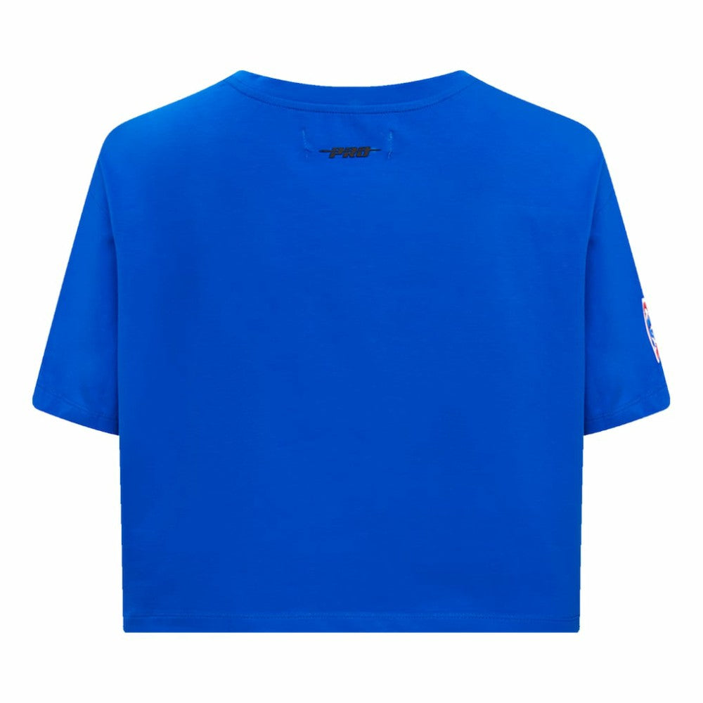 Chicago Cubs Pro Standard Women's Painted Sky Boxy Cropped T-Shirt | MLB Shop