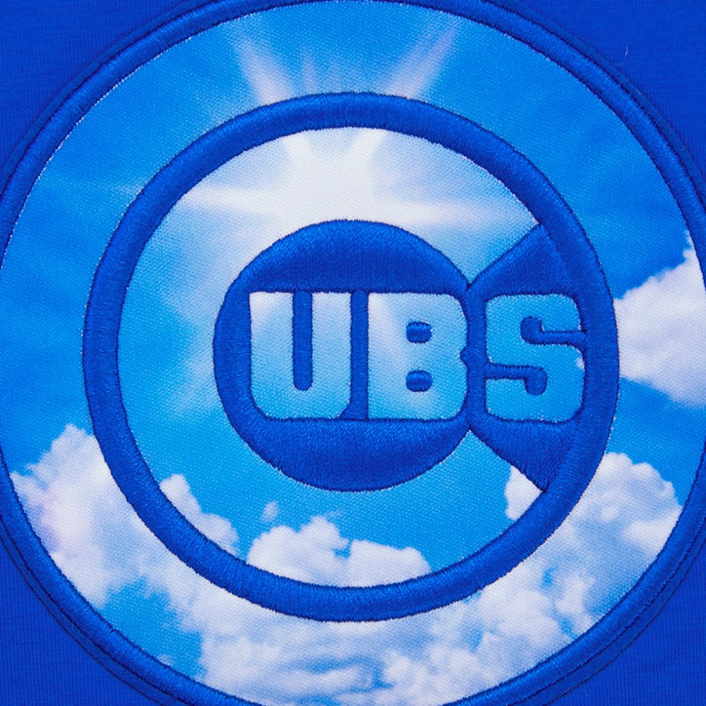 Chicago Cubs Pro Standard Women's Painted Sky Boxy Cropped T-Shirt | MLB Shop