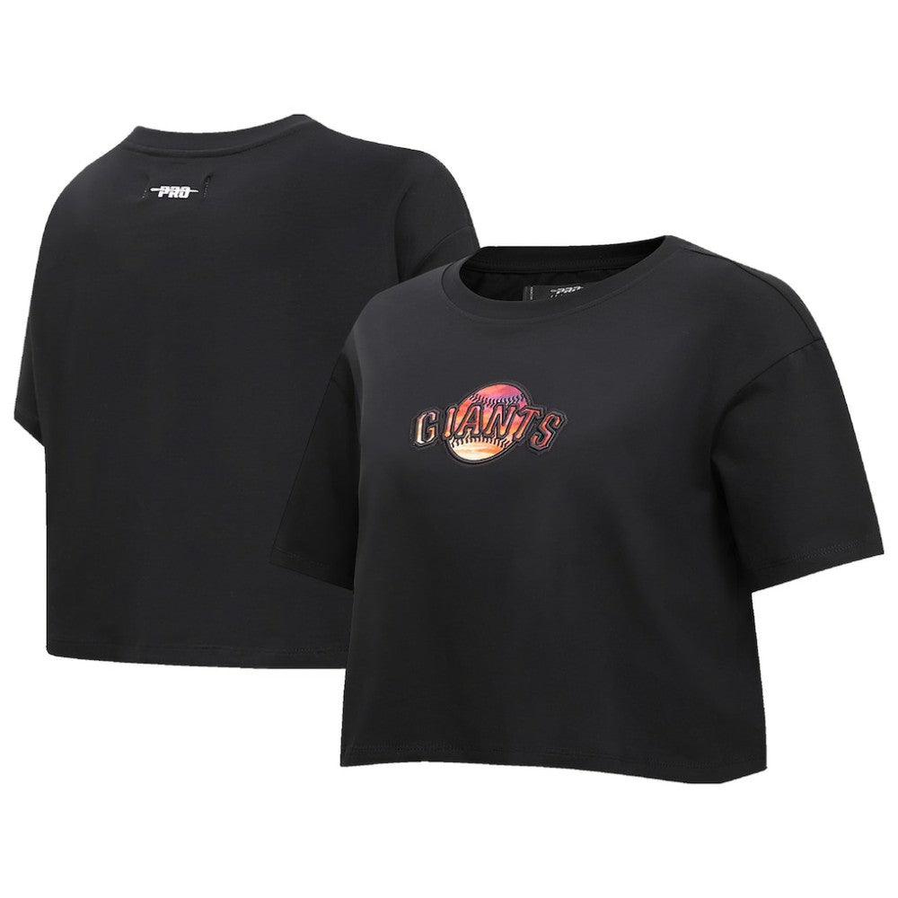 San Francisco Giants Pro Standard Women's Painted Sky Boxy Cropped T-Shirt | MLB New