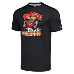 Kansas City Chiefs  Homage Unisex Monsters of the Gridiron Halloween Tri-Blend T-Shirt