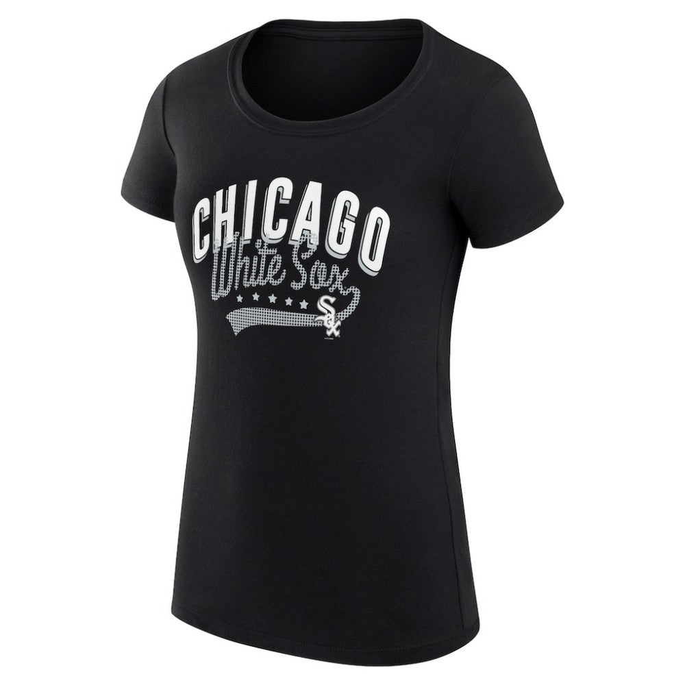 Chicago White Sox G-III 4Her by Carl Banks Women's Super-Slim Fit Lightweight Filigree Team T-Shirt | MLB New