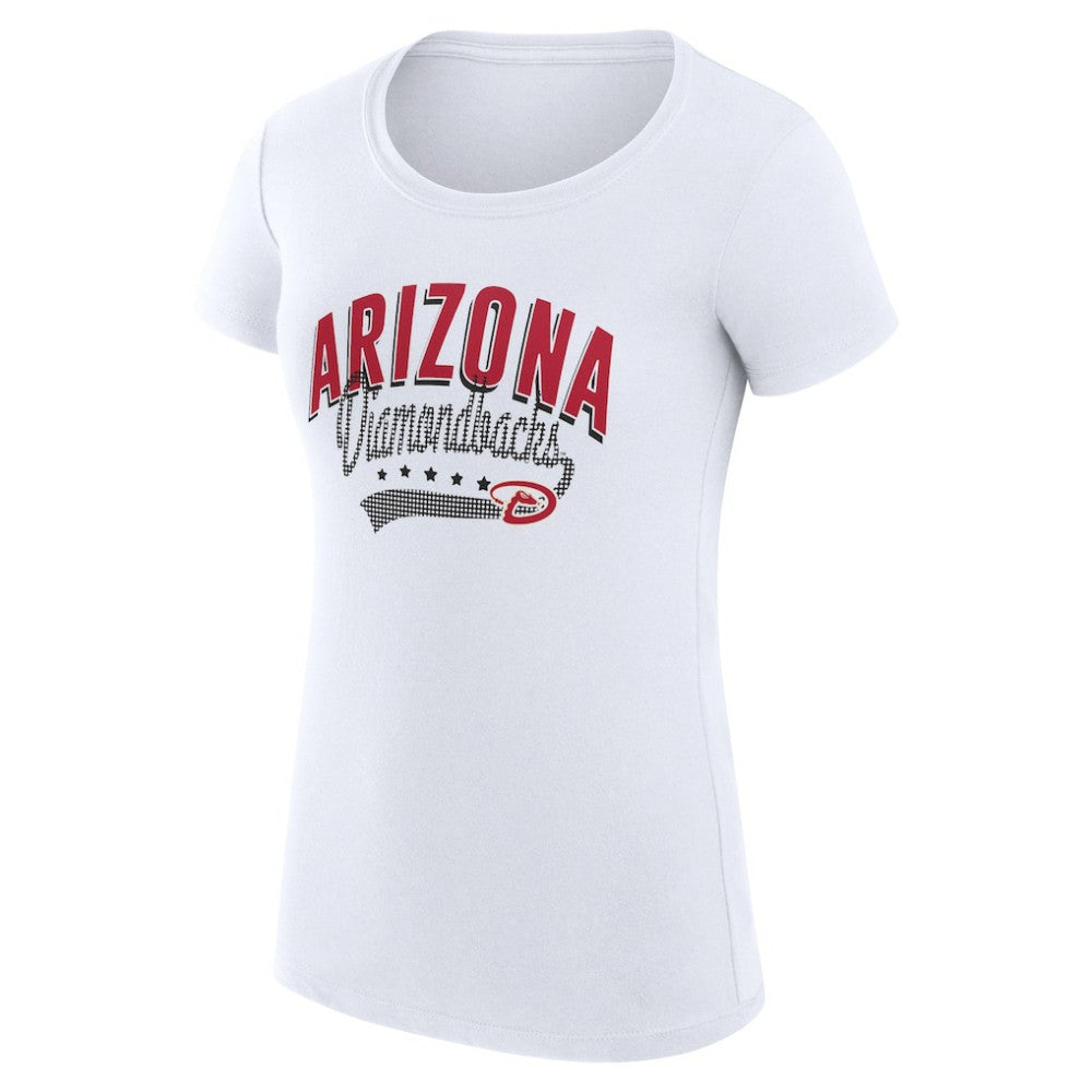 Arizona Diamondbacks G-III 4Her by Carl Banks Women's Super-Slim Fit Lightweight Filigree Team T-Shirt | MLB Outlet