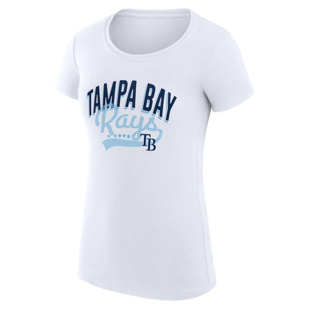 Tampa Bay Rays G-III 4Her by Carl Banks Women's Super-Slim Fit Lightweight Filigree Team T-Shirt | MLB Near me