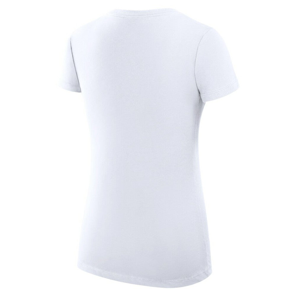 Texas Rangers G-III 4Her by Carl Banks Women's Super-Slim Fit Lightweight Filigree Team V-Neck T-Shirt | MLB Online