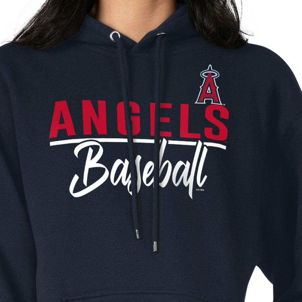 Los Angeles Angels G-III 4Her by Carl Banks Women's Team Fleece Pullover Hoodie | MLB For sale
