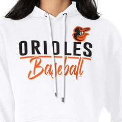Baltimore Orioles G-III 4Her by Carl Banks Women's Team Fleece Pullover Hoodie | MLB Discount