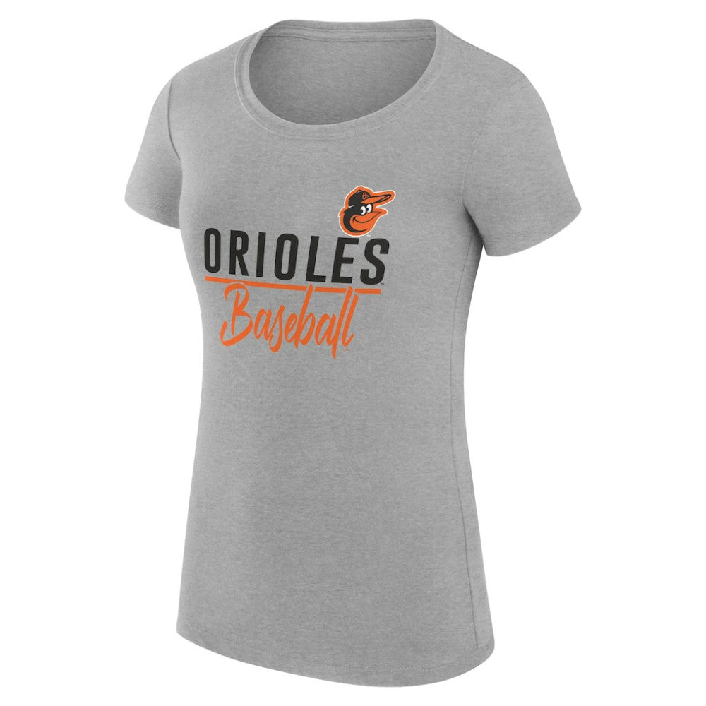 Baltimore Orioles G-III 4Her by Carl Banks Women's Super-Slim Fit Lightweight Team Graphic T-Shirt | MLB Online