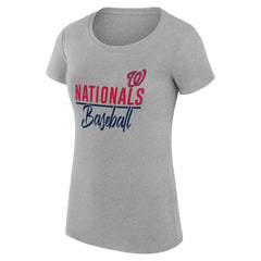 Washington Nationals G-III 4Her by Carl Banks Women's Super-Slim Fit Lightweight Team Graphic T-Shirt | MLB Near me