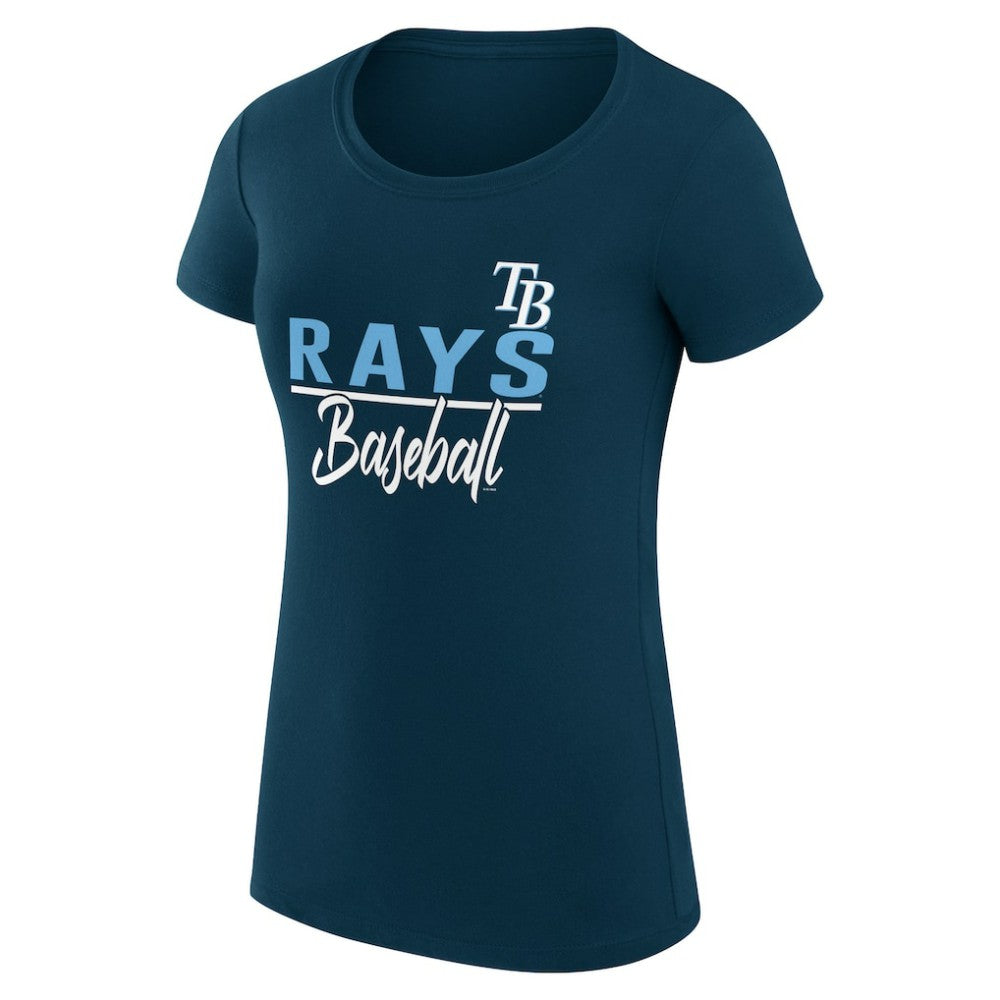 Tampa Bay Rays G-III 4Her by Carl Banks Women's Super-Slim Fit Lightweight Team Graphic T-Shirt | MLB Online