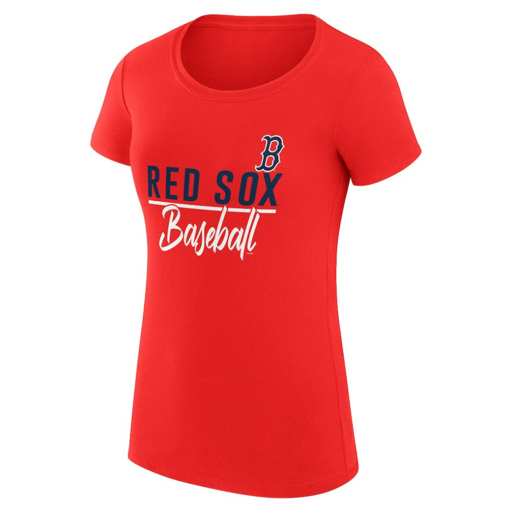 Boston Red Sox G-III 4Her by Carl Banks Women's Super-Slim Fit Lightweight Team Graphic T-Shirt | MLB Shop
