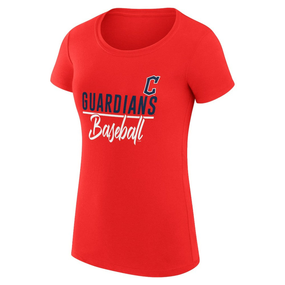 Cleveland Guardians G-III 4Her by Carl Banks Women's Super-Slim Fit Lightweight Team Graphic T-Shirt | MLB Shop