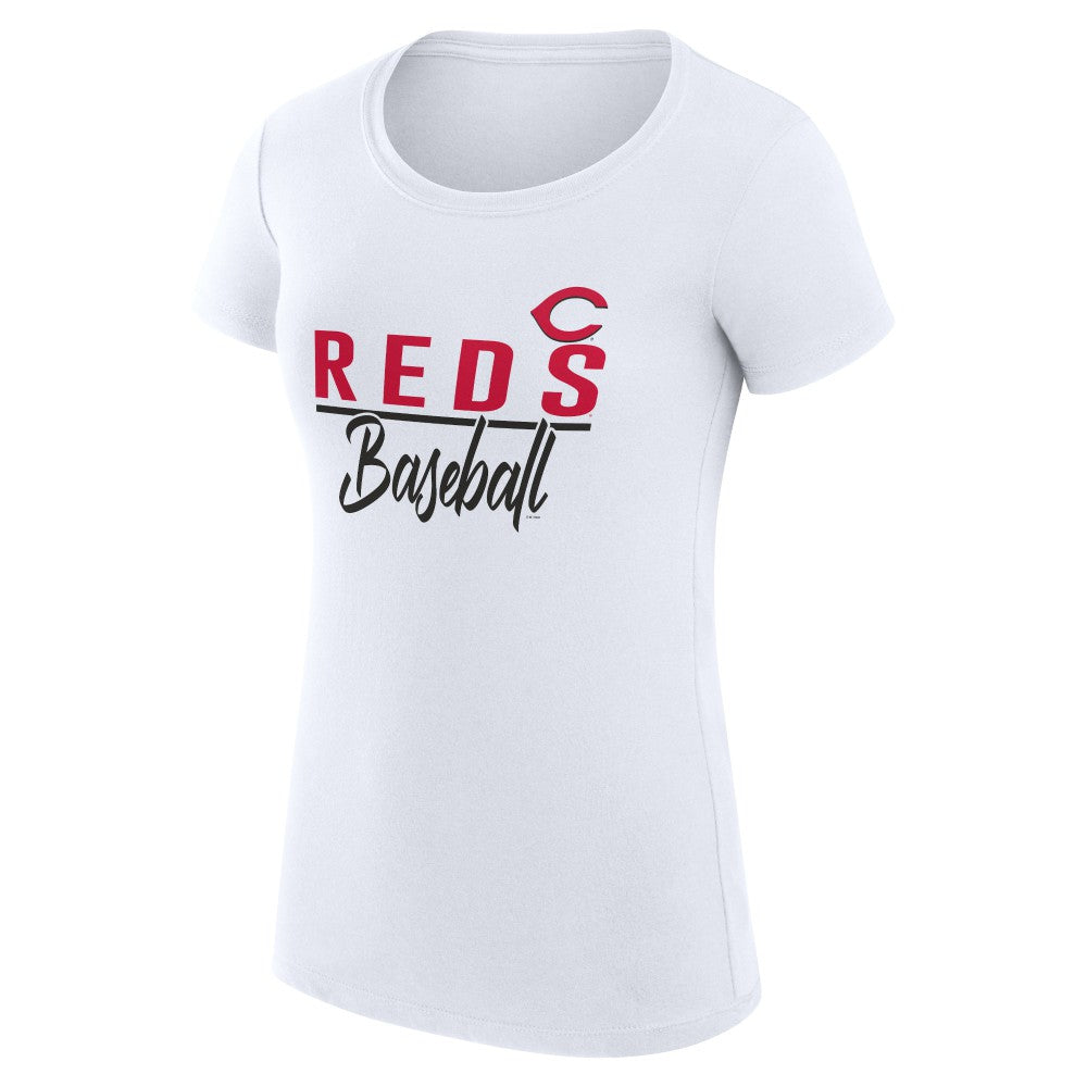 Cincinnati Reds G-III 4Her by Carl Banks Women's Super-Slim Fit Lightweight Team Graphic T-Shirt | MLB Sale