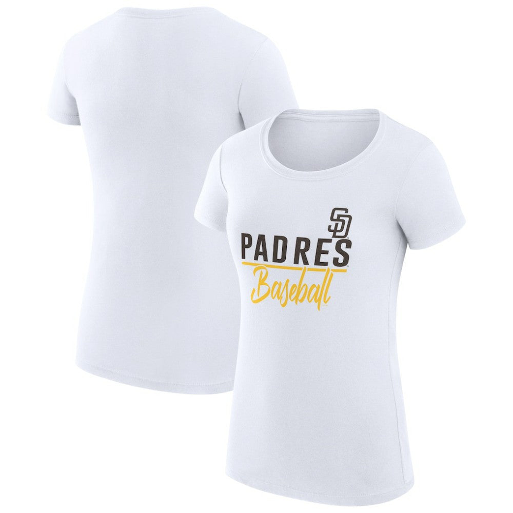 San Diego Padres G-III 4Her by Carl Banks Women's Super-Slim Fit Lightweight Team Graphic T-Shirt | MLB New