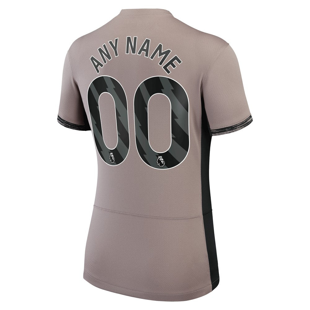 Tottenham Hotspur Women's 2023/24 Third Stadium Replica Custom Jersey – Tan - Nike