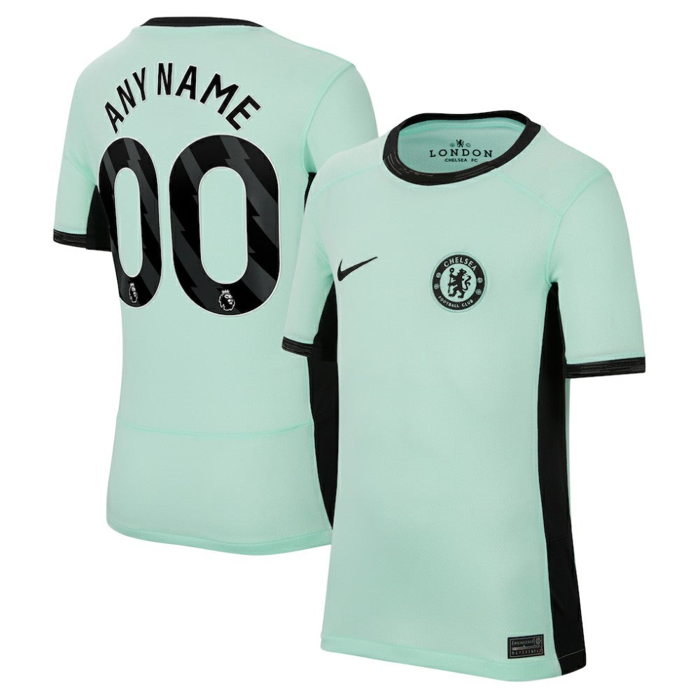 Chelsea Youth 2023/24 Third Stadium Replica Custom Jersey Mint - Nike