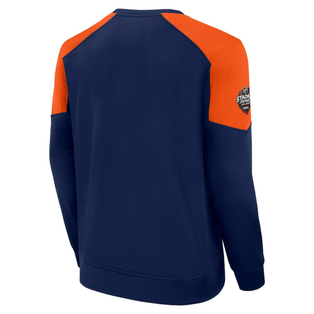 New York Islanders Fanatics 2024 NHL Stadium Series Authentic Pro Fleece Logo Pullover Sweatshirt Online