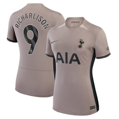 Richarlison Tottenham Hotspur Women's 2023/24 Third Stadium Replica Player Jersey – Tan - Nike
