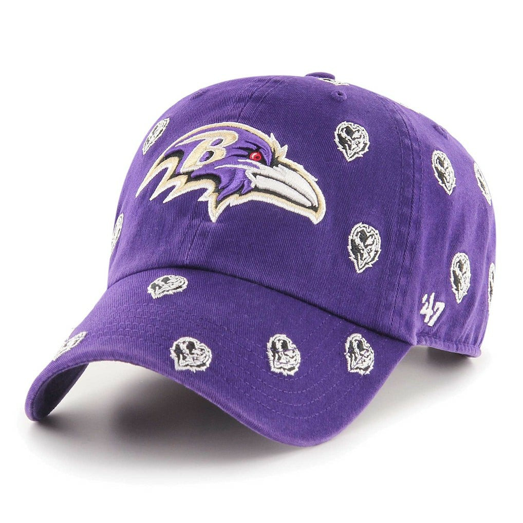 Baltimore Ravens 47 brand '47 Confetti Clean Up Adjustable Hat