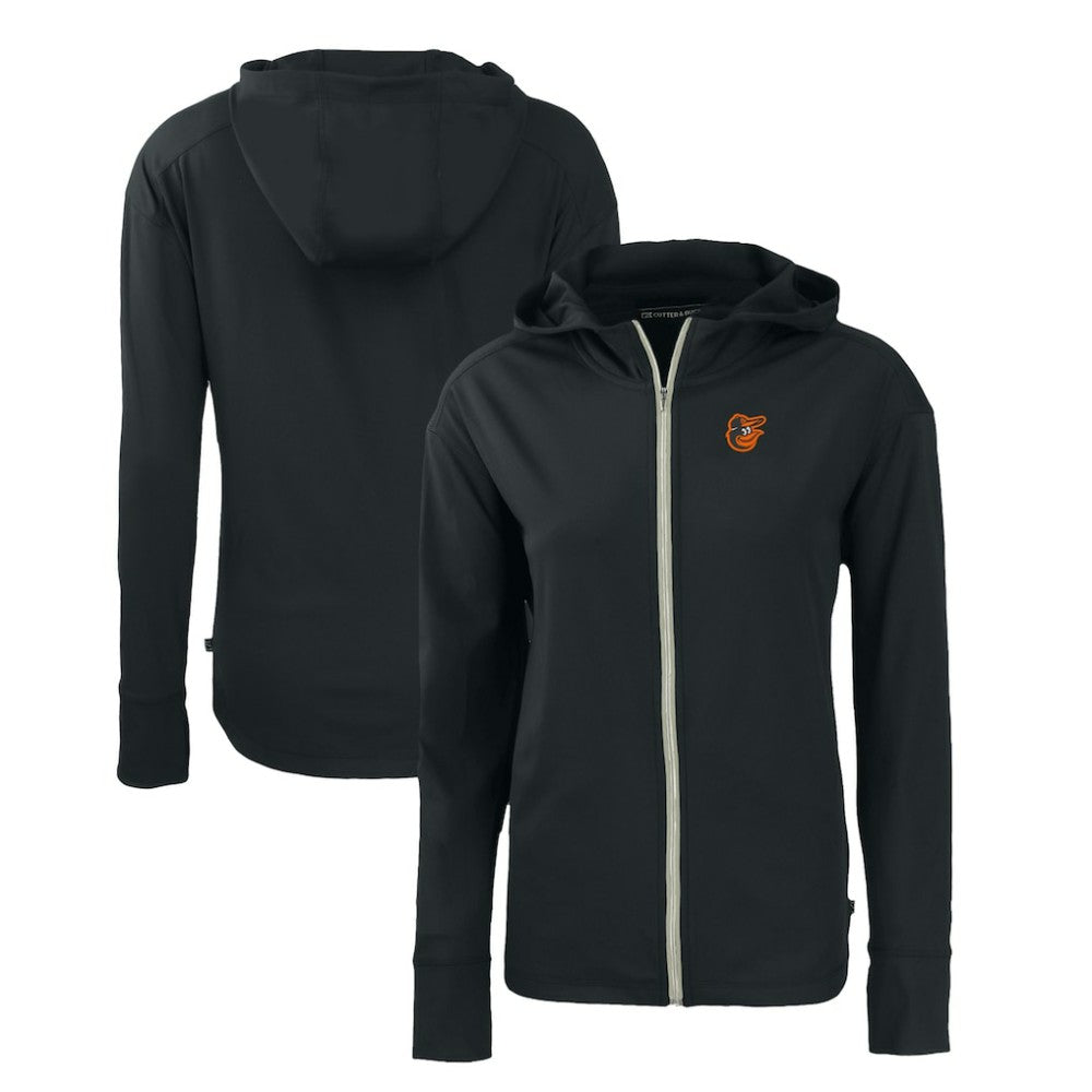 Baltimore Orioles Cutter & Buck Women's Daybreak Eco Recycled Full-Zip Hoodie | MLB Discount