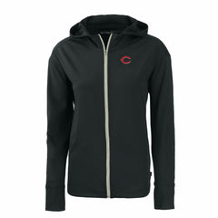 Cincinnati Reds Cutter & Buck Women's Daybreak Eco Recycled Full-Zip Hoodie | MLB Shop