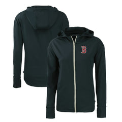 Boston Red Sox Cutter & Buck Women's Daybreak Eco Recycled Full-Zip Hoodie | MLB Outlet